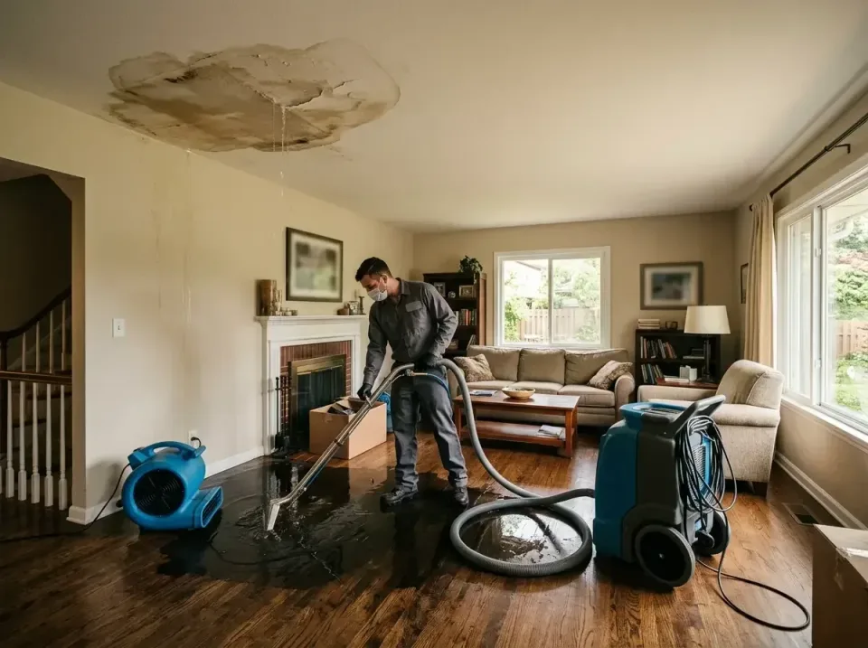 attic-pipe-burst-ceiling-drip-008 — frequently asked questions, Water Damage Restoration & Carpet Care in Lincoln, AL